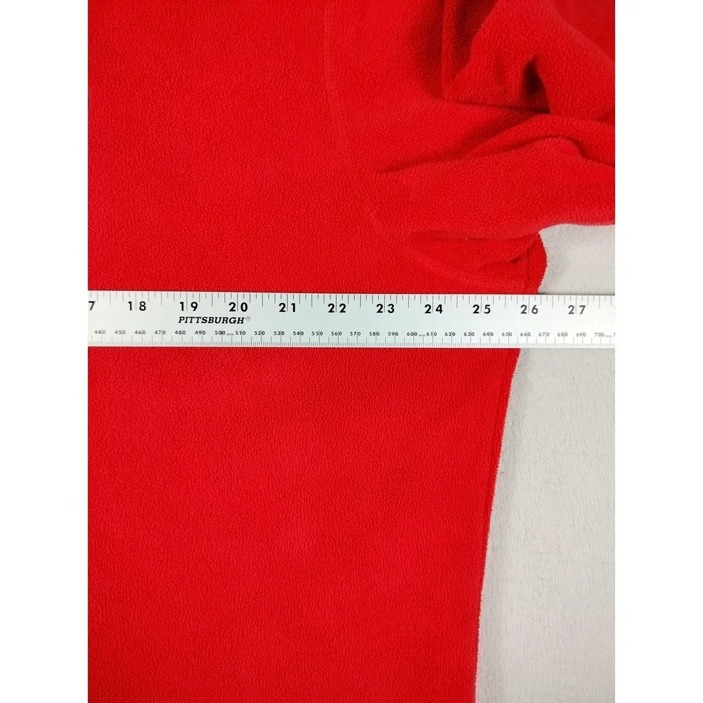 The North Face Pullover Mens XL Red Fleece 1/4 Zip Polartec Hiking Gorpcore